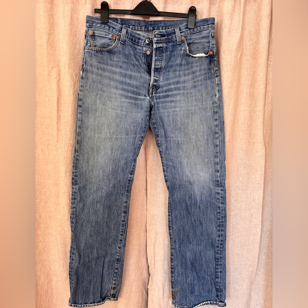 Levi's Men's Straight Blue Jeans 501’s